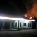 Kantin Kantor Camat Tanjungbalai, Asahan yang terbakar.
