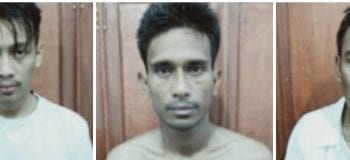 Tiga warga Medan tersangka pembobol mesin ATM yang ditangkap di Labura.