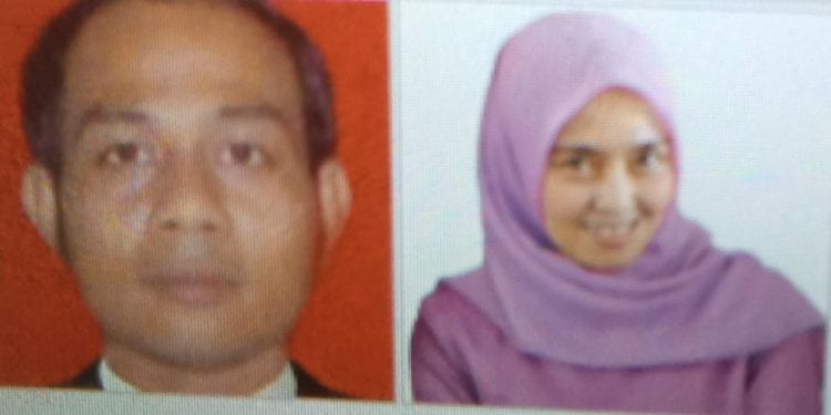 Sekretaris LSM Bara Api Afifuddin dan Hj Winda Fitrika.