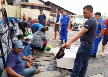 Tim Satpol Air Polresta Tanjungbalai Kembali Amankan 44 TKI Ilegal dari Kapal Tanpa Merek