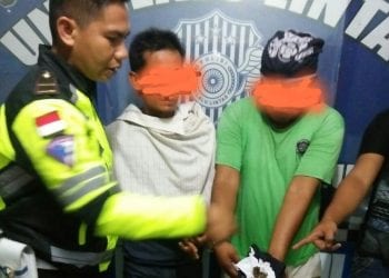 Bawa Ganja, Dua Warga Riau dan Deli Serdang Coba Tabrak Polisi