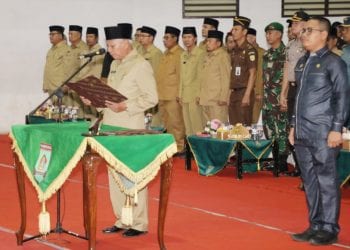 Bupati Asahan Sampaikan 7 Instruksi ke 45 Kepala Desa Terpilih Tahun 2019