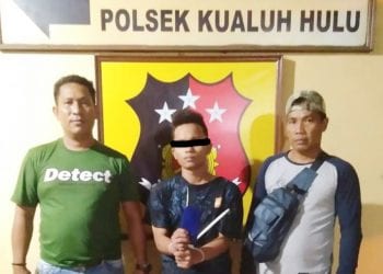 Unit Opsnal Polsek Kualuh Bekuk Pencuri Handphone
