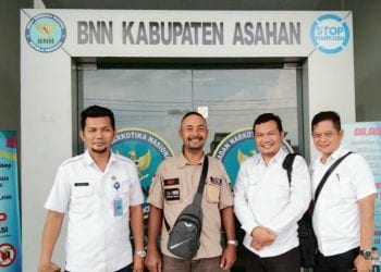 Amankan Malam Kamisan, Polres Tanjungbalai Gelar Patroli Blue Light