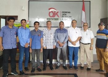 Jalin Kerjasama, PW IWO Lampung Silaturahmi ke OJK