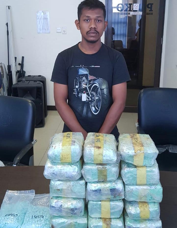 Tersangka narkoba yang diringkus pihak BNN.