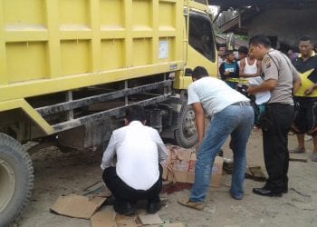 Tukang Las di Labura Tewas Tertimpa Bak Truk