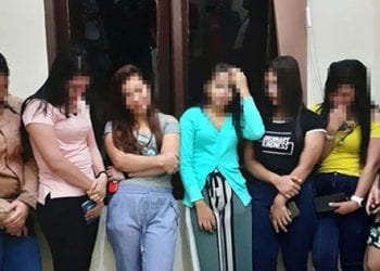 Cewek asal Batubara dan enam temannya yang terjaring razia polisi di Palas.