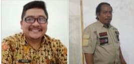 Kadis Pendidikan Asahan Sofian dan Ketua IWO Asahan-Batubara Syafruddin Yusuf
