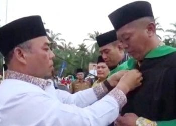 Dewan Hakim Sekaligus Dewan Juri MTQH ke – 49 dan FSQ Dilantik Bupati Labuhanbatu 