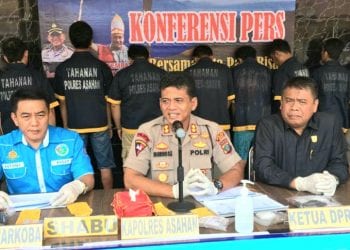 40 Tersangka Narkoba Diringkus Polisi dari Berbagai Lokasi di Asahan