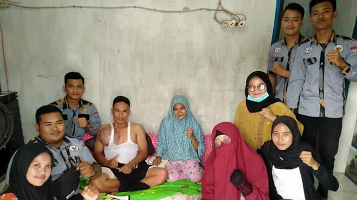 Kasiadi Penderita Kanker Payudara di Asahan Terima Bantuan dari GM Pekat IB