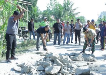 Masyarakat di 25 Kecamatan di Asahan Gelar Gotong Royong Masal