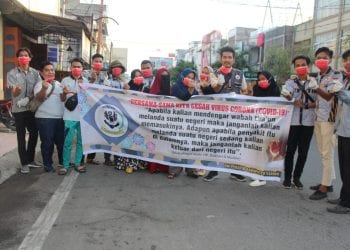 Antisipasi Penyebaran Covid 19, GM PEKAT IB Asahan Bagikan Masker Gratis ke Warga