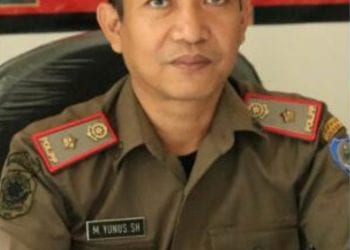  Kasat Pol PP Kabupaten Labuhanbatu M. Yunus Hasibuan.