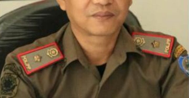  Kasat Pol PP Kabupaten Labuhanbatu M. Yunus Hasibuan.