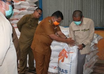 Antisipasi dampak virus Corona, Walikota Tanjungbalai Cek Ketersediaan Beras di Gudang Bulog