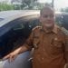 Kantor Camat Sei Kepayang Barat Disemprot Desinfektan