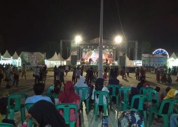 Ribuan Warga Antusias Saksikan Malam Pertama Asahan Expo 2020 HUT ke 74 Kabupaten Asahan