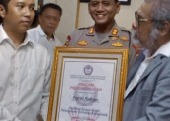 Untuk Pertama Kali, Polres Asahan Terima Penghargaan dari Komnas PA