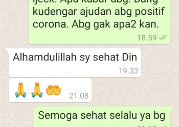 Percakapan Wagubsu Musa Rajeckshah dan taslabnews.com