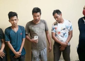 4 Spesialis pencuri HP di Pasar Bengkel Diringkus Tekab Polsek Perbaungan