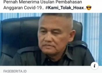 Bantahan Berita Anggaran Penanganan Covid-19 Asahan Masih Digodok di DPRD, Rahmat Hidayat: Wartawan dan Medianya yang Buat-buat Seperti Itu