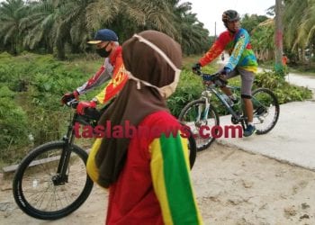 Jaga Stamina, Bupati Asahan dan OPD Bersepeda di Pagi Hari