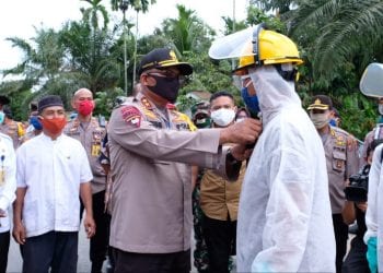 Pantau Kesiapan Pos Perbatasan, Kapoldasu: Kendaraan Yang Keluar Masuk Sumut Akan Dirazia