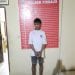 Tersangka pelaku pencurian sepedamotor di Sergai saat di kantor polisi.