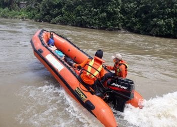 Junaidi Korban Hanyut di Sungai Silau Asahan yang Hilang Saat Mencari Murid SD Belum Ditemukan