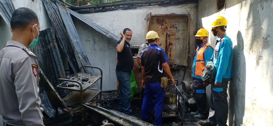 Gedung Laboratorium Analisis PSBB Bangun Bandar Terbakar