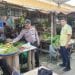 Polsek Pantai Cermin Pantau Ketersedian Sembako di Pasar Tradisional