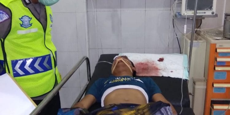 Korban lakalantas di Sergai saat dibawa ke rumah sakit