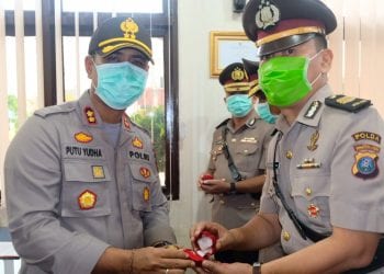 Kapolres Pimpin Serah Terima Tiga PJU Polres Tanjungbalai