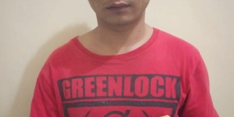 Tersangka narkoba di segai.