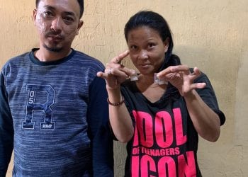 Seorang janda di Sergai yang nekat menjual sabu saat di kantor polisi.