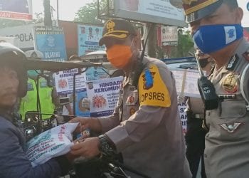Sat Lantas Polres Tanjungbalai Latih Pengemudi Mobil Cegah Penyebaran Covid-19