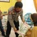 Polres Sergai Bagikan 250 Karung Beras di Desa Sei Buluh