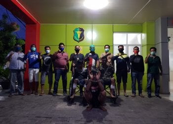 Tersangka pelaku jambret di Medan. Dua diantaranya ditembak polisi.