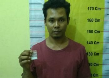 Tersangka penjual sabu yang diringkus polisi