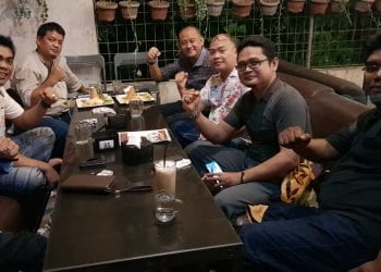 Ketua GM Pekat IB Sumut Khairul Anhar Harahap dan para pengurus.