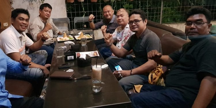 Ketua GM Pekat IB Sumut Khairul Anhar Harahap dan para pengurus.