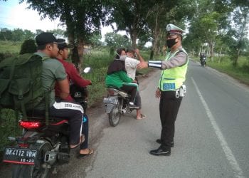Cegah Covid19, Polres Tanjungbalai Imbau Warga Kota Tanjungbalai Tidak Mudik