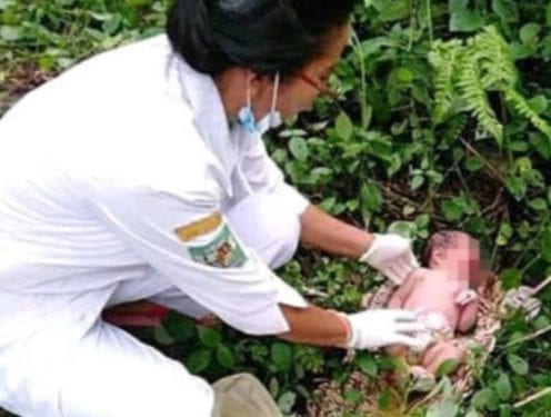 Bayi Siapa Ini, Dibuang di Semak-semak Daerah Kerasaan Simalungun