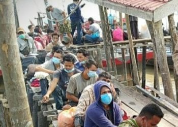 44 TKI Ilegal Diamankan di Pantai Bersaudara Labura