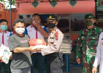 Kapolsek Galang Hadiri Baksos Yayasan Sosial Budi Murni