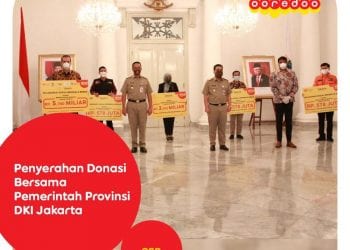 Melalui Program KSBB, Indosat Ooredo Bantu Pemprov DKI Jakarta Tangani Covid-19