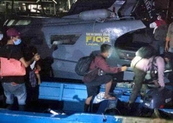 Lanal TBA Serahkan 30 TKI Ilegal ke Satgas Covid-19 Kabupaten Asahan
