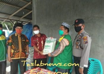 Warga Meranti Asahan Terima Bantuan Sembako dari Basnas